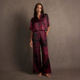 Lunya Pajamas Lunya x Rosandich Washable Silk High Rise Pant Set - #Rouge Reverie